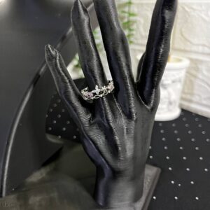 Ayarlanabilir Taçlı Çelik Yüzük