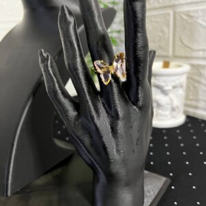 Ayarlanabilir Kelebek Model Çelik Yüzük