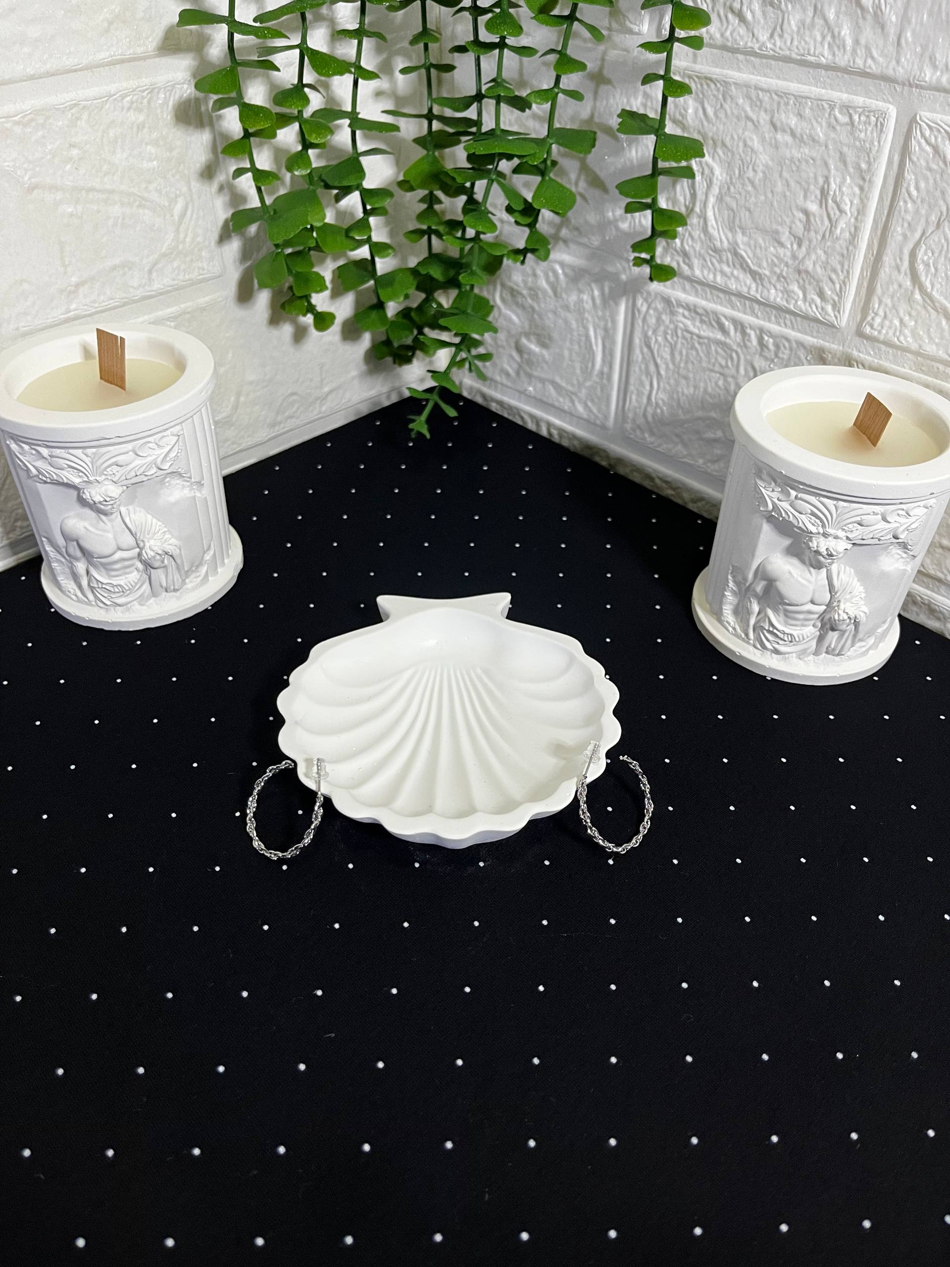 Çelik Halka Küpe Silver - Görsel 2