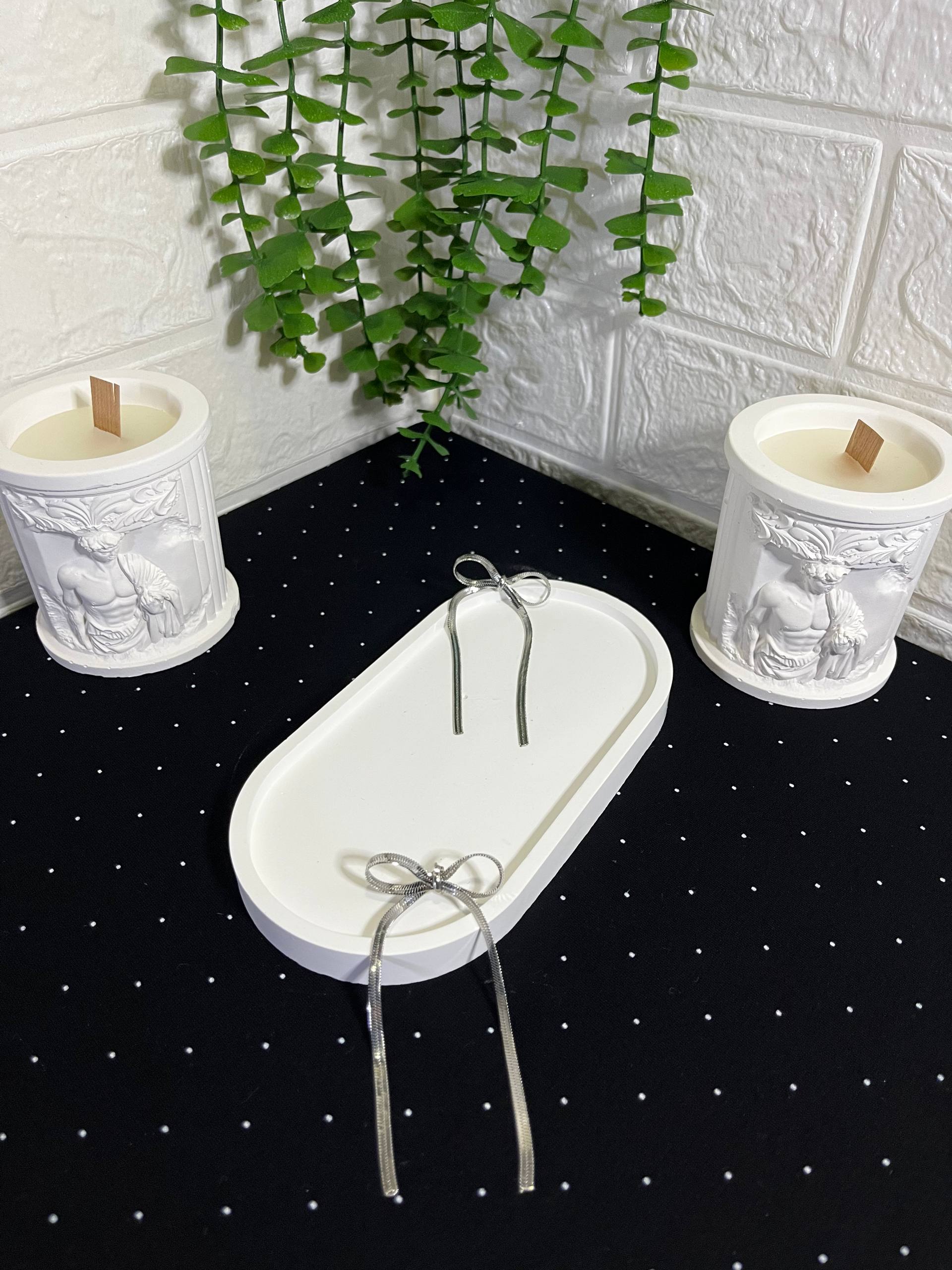 Çelik Fiyonk Küpe Silver - Görsel 2