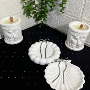 Çelik Fiyonk Küpe Silver