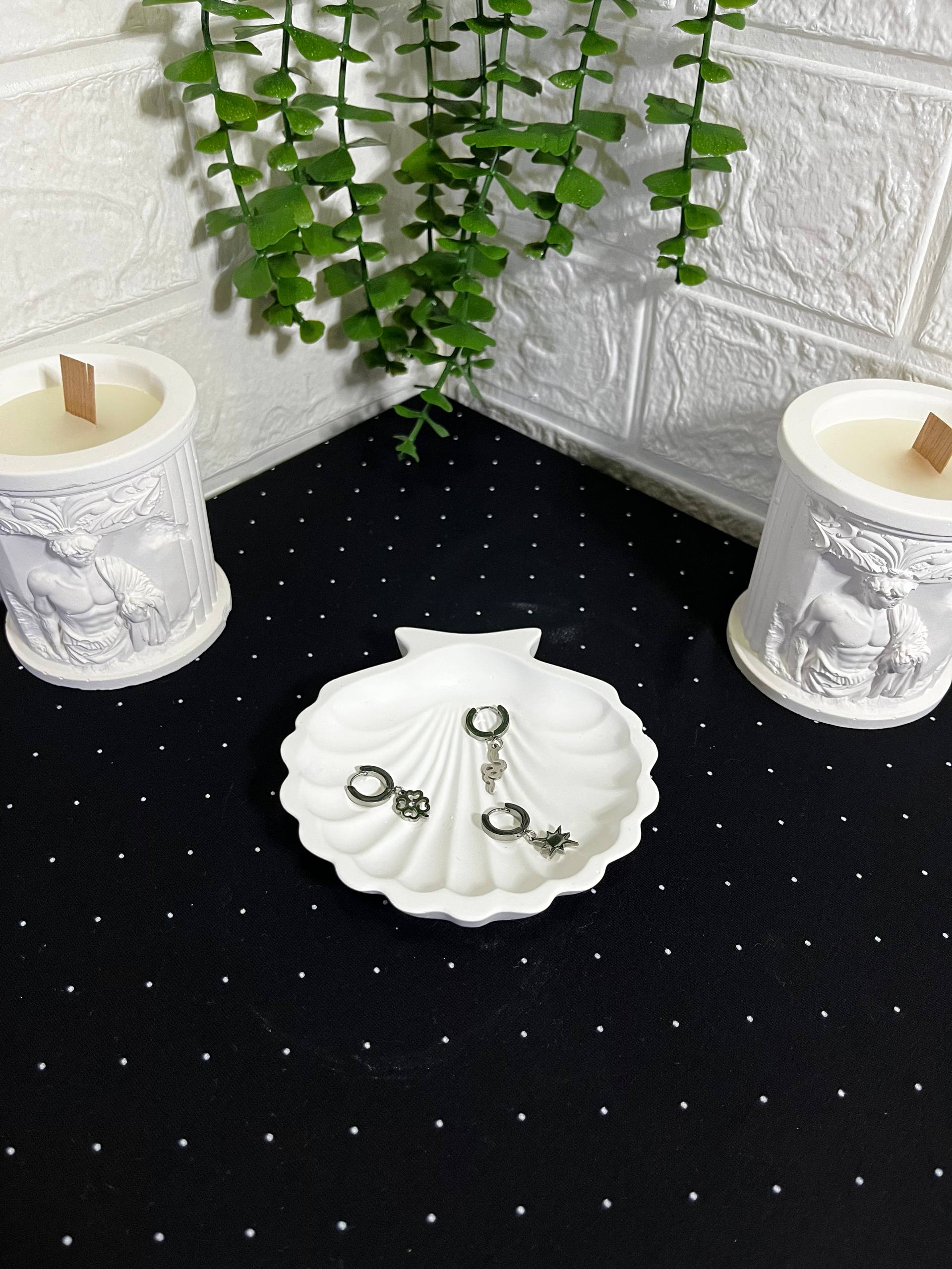 Çelik 3'lü Silver Küpe - Görsel 2