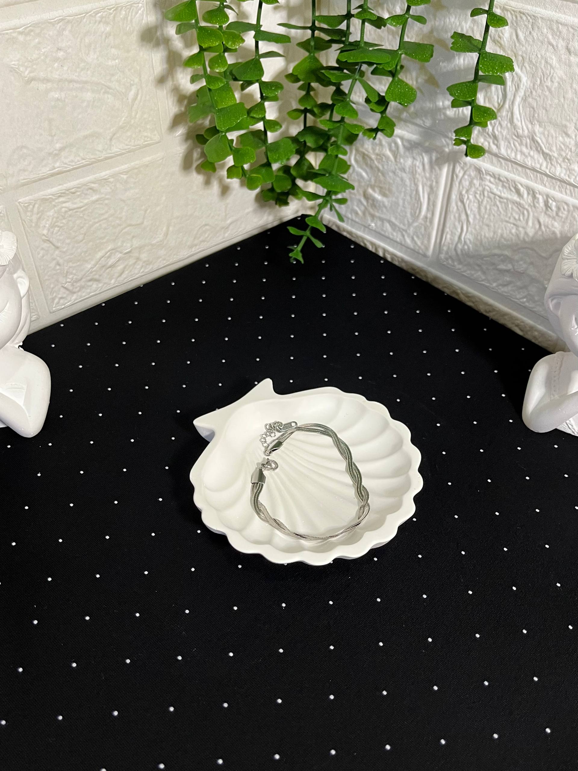 Çelik İtalyan Sarmal Bileklik Silver - Görsel 2