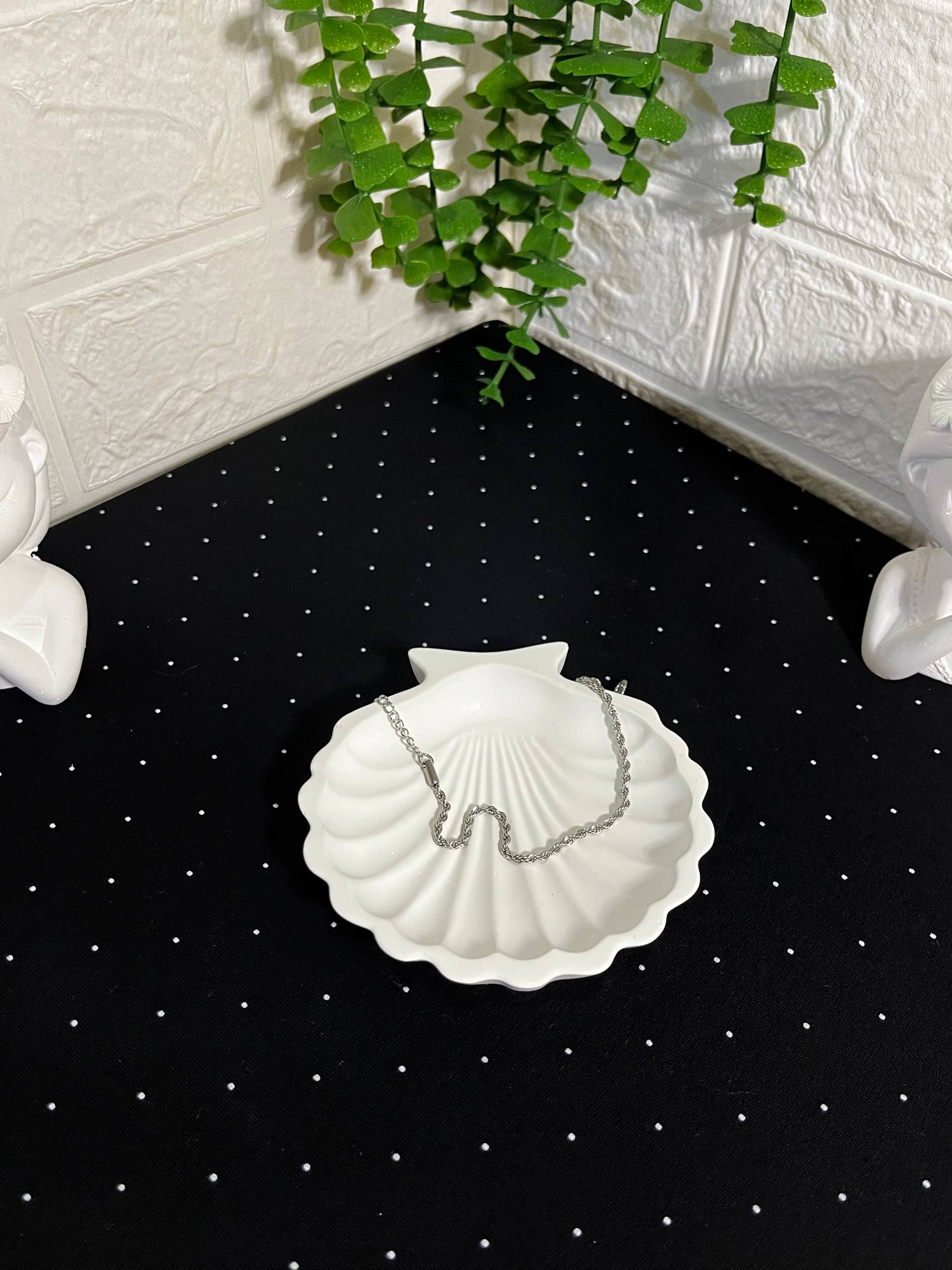 Burgu Çelik Bileklik Silver - Görsel 2