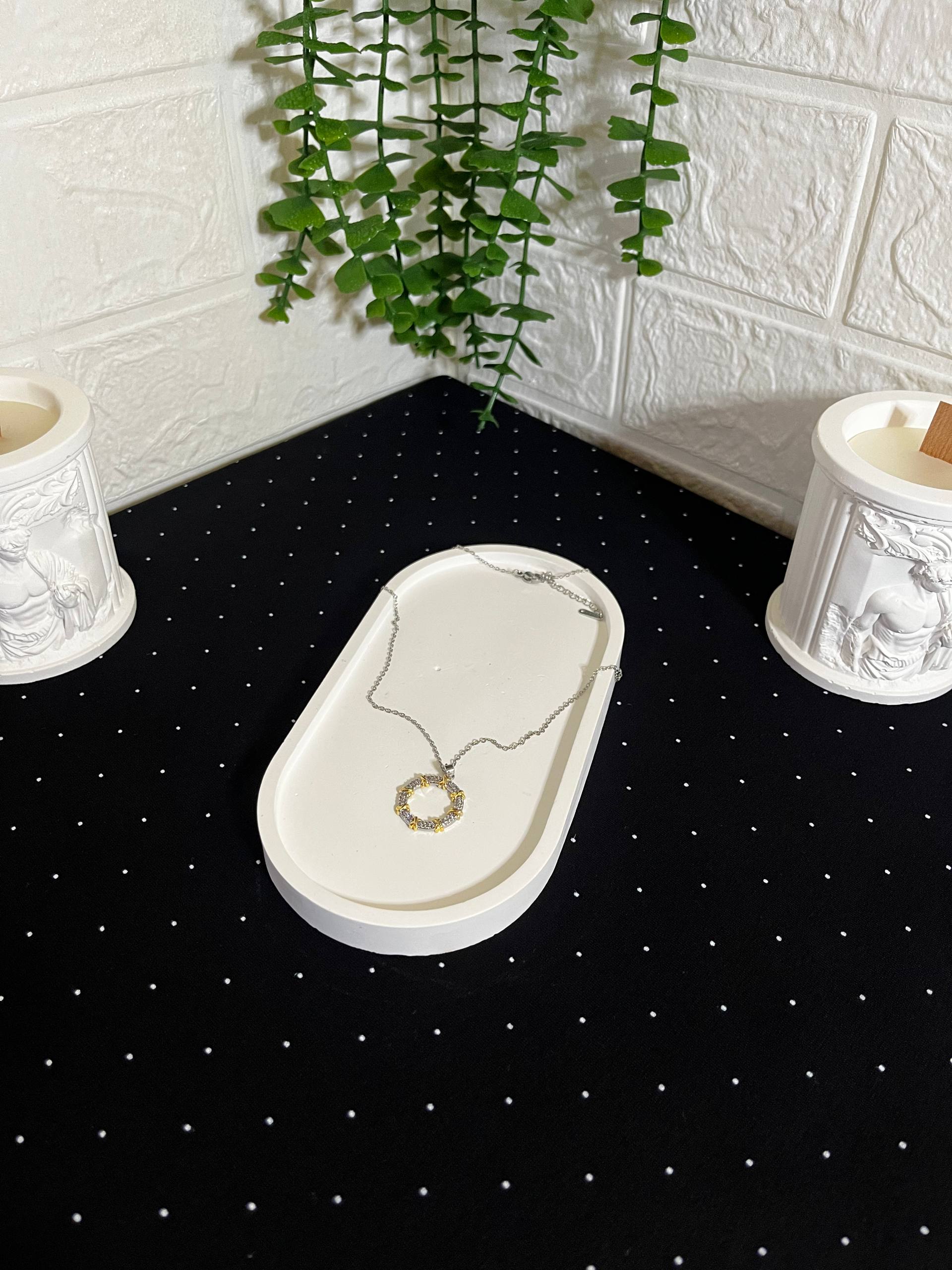 Çelik Kolye Silver - Görsel 2