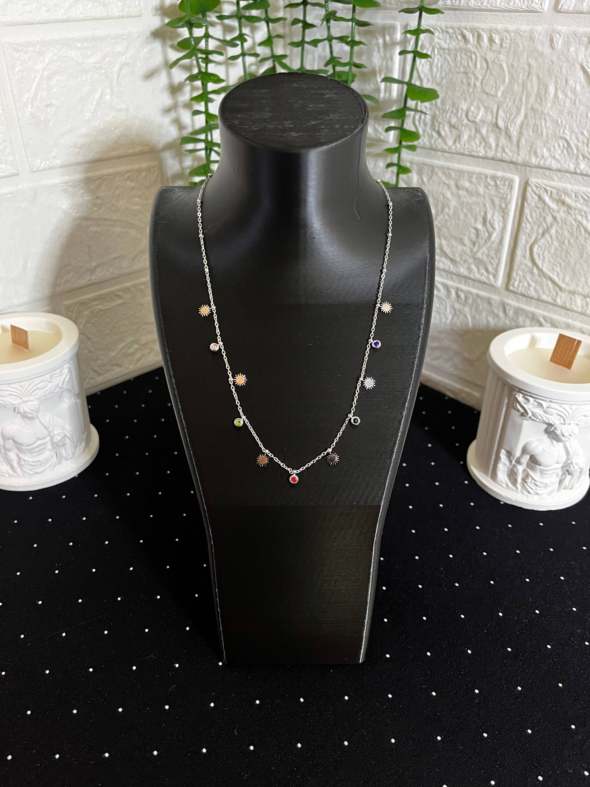 Çelik Y Kolye Silver-4