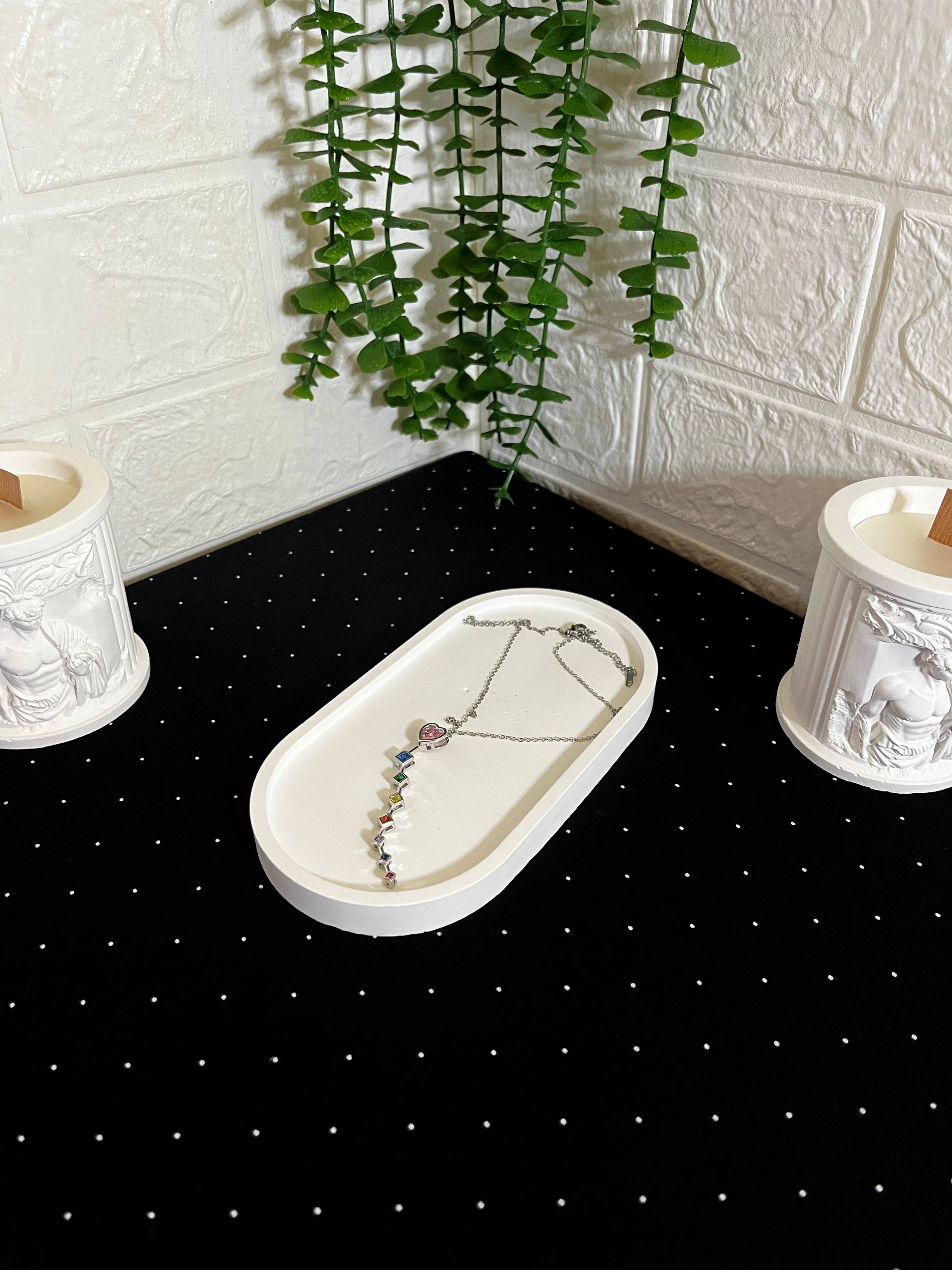 Kalpli Çelik Y Kolye Silver-2 - Görsel 2