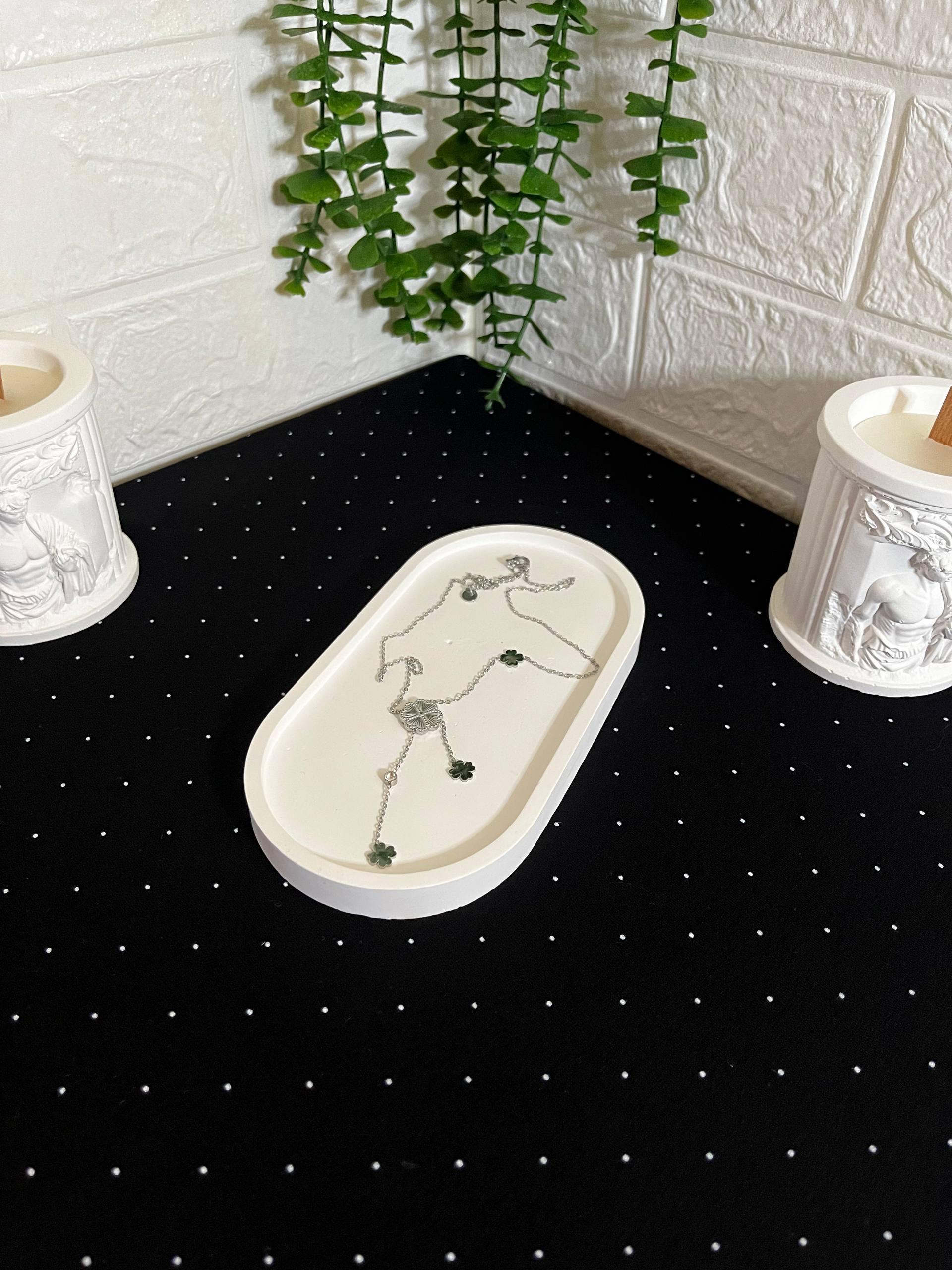 Yonca Model Çelik Kolye Silver-4 - Görsel 2