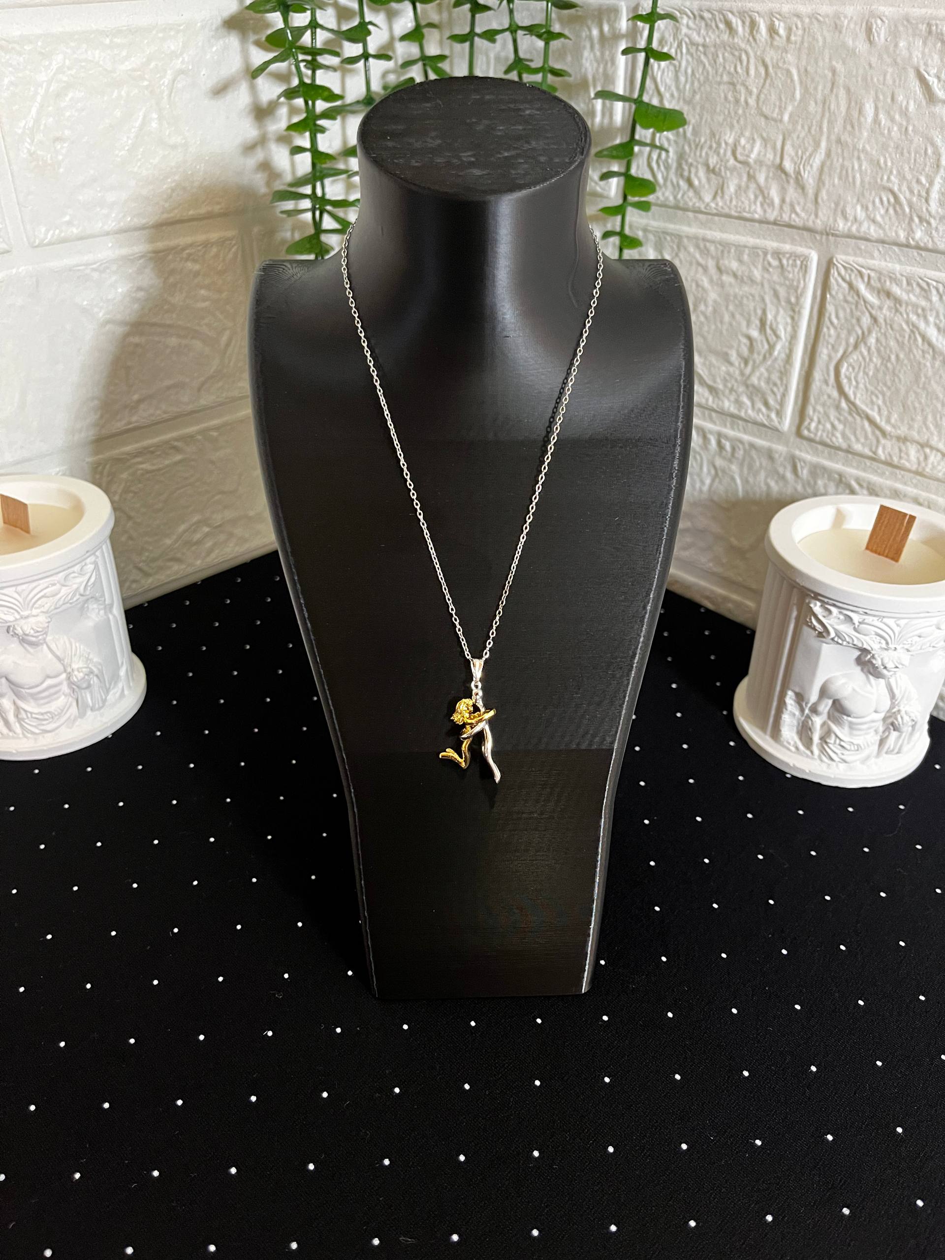 Sevgili Sarılan Kolye Hediyelik