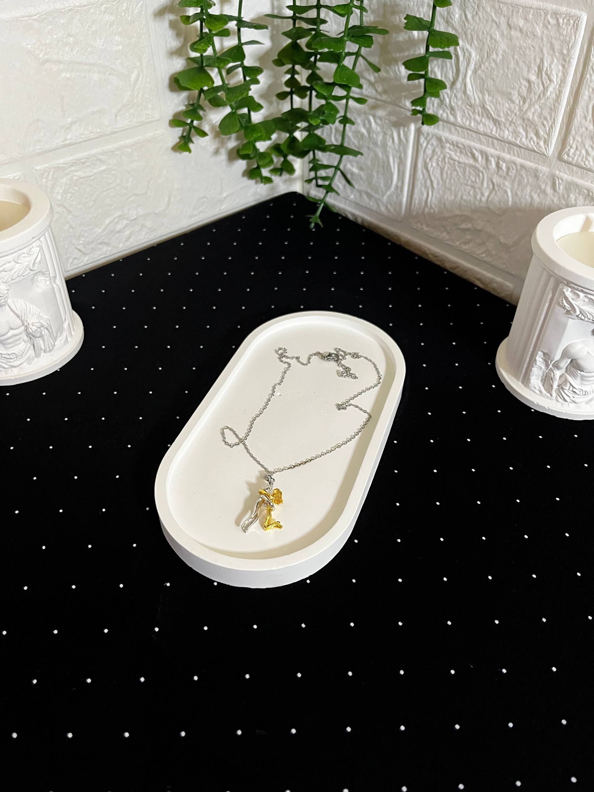 Sevgili Sarılan Kolye Hediyelik - Görsel 2