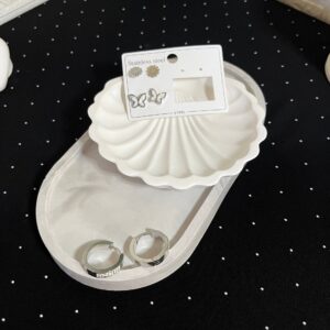 Çelik 3'lü Küpe Seti Silver