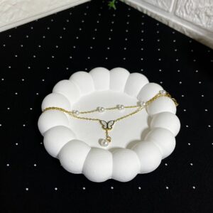 Kelebek Modelli Çelik Bileklik Gold-4